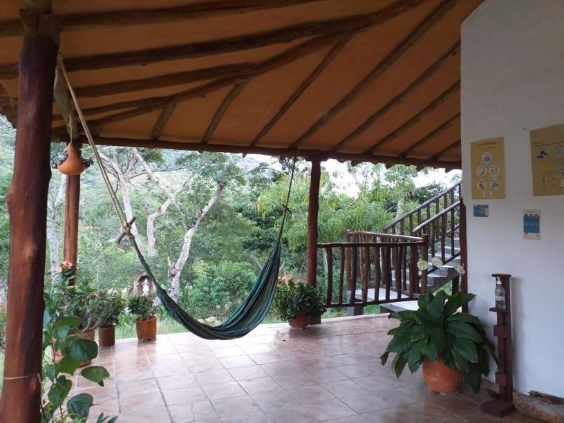 Posada Villa Paula Barichara Buitenkant foto