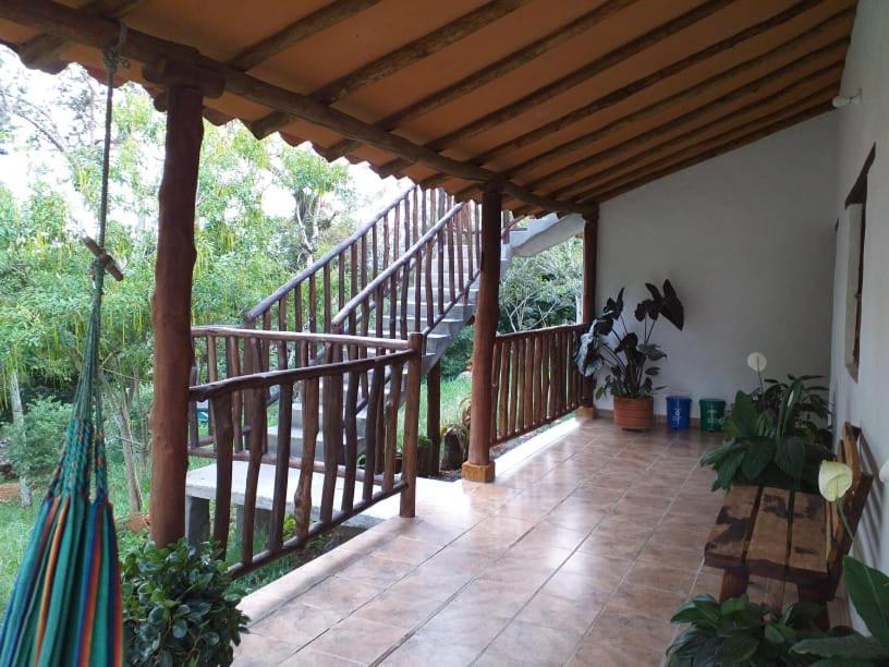 Posada Villa Paula Barichara Buitenkant foto