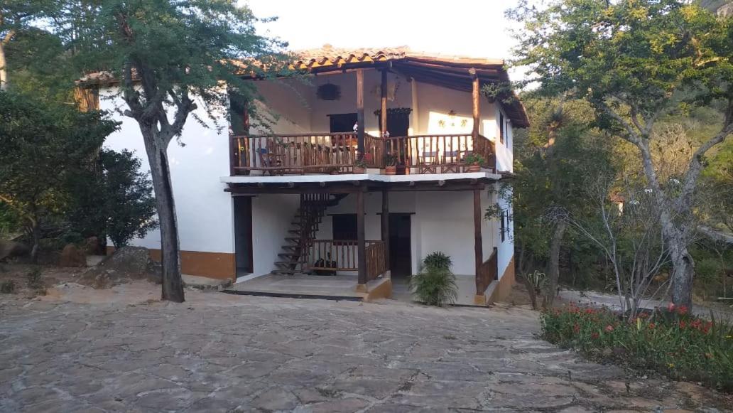 Posada Villa Paula Barichara Buitenkant foto