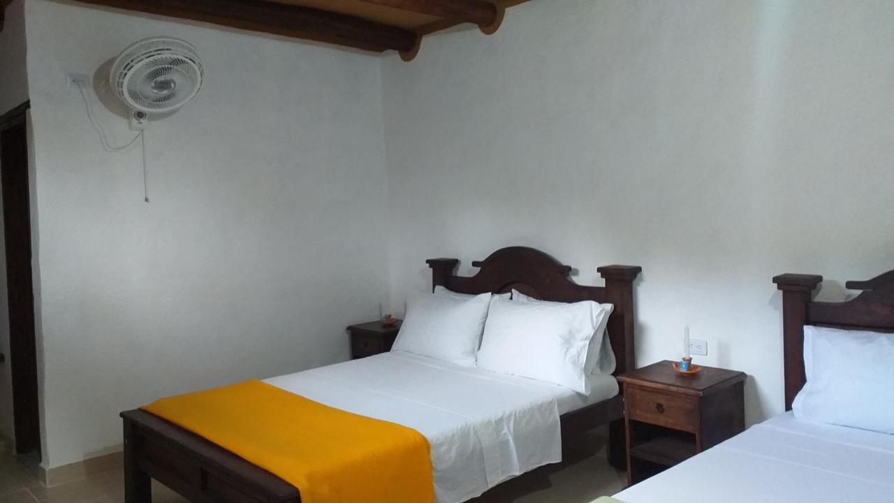 Posada Villa Paula Barichara Buitenkant foto
