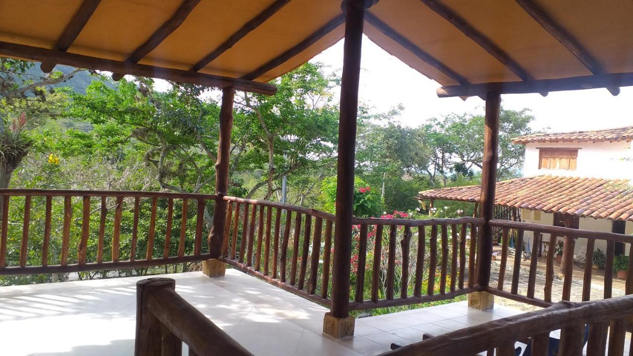 Posada Villa Paula Barichara Buitenkant foto