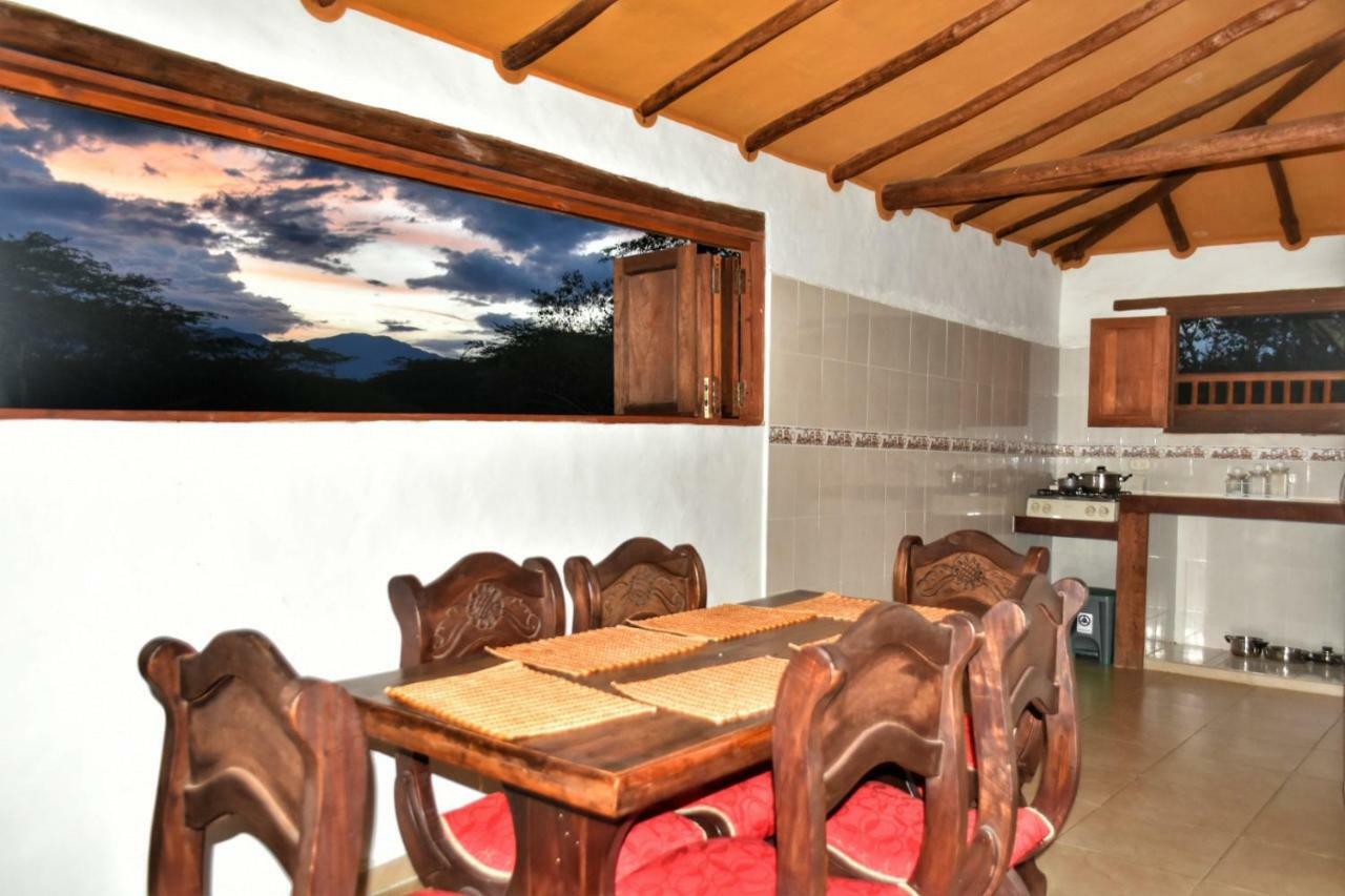 Posada Villa Paula Barichara Buitenkant foto