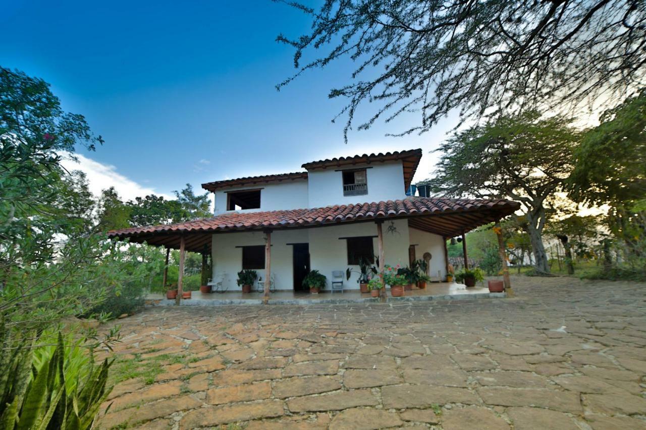 Posada Villa Paula Barichara Buitenkant foto