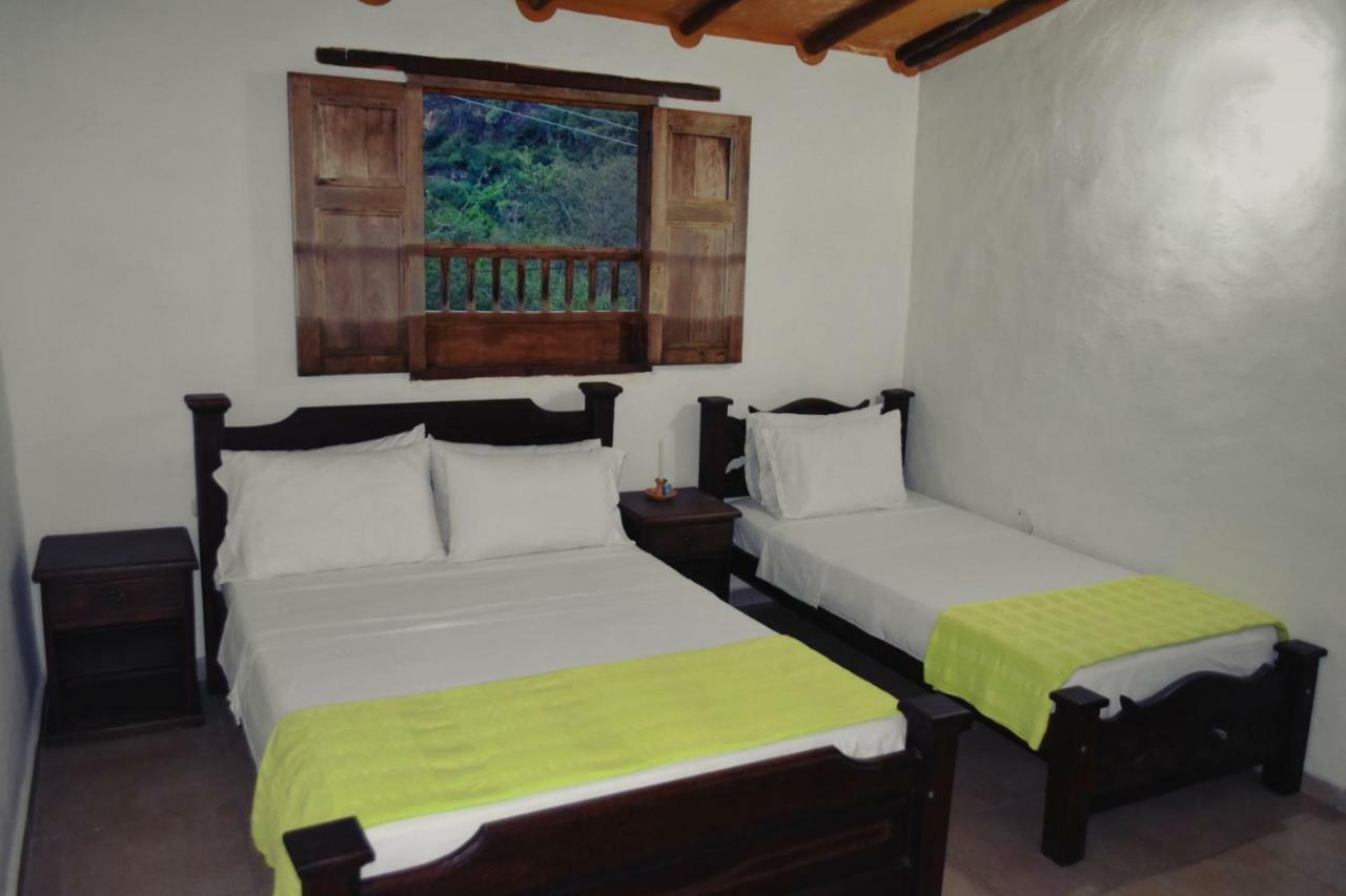 Posada Villa Paula Barichara Buitenkant foto